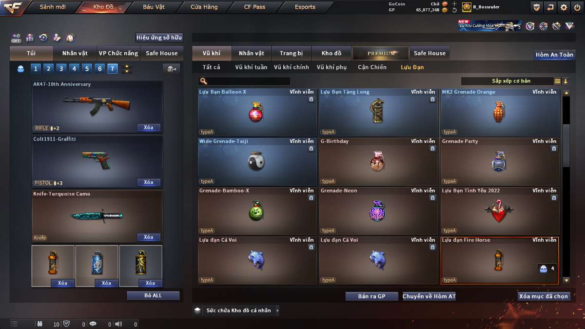 shop acc cf uy tin gia re